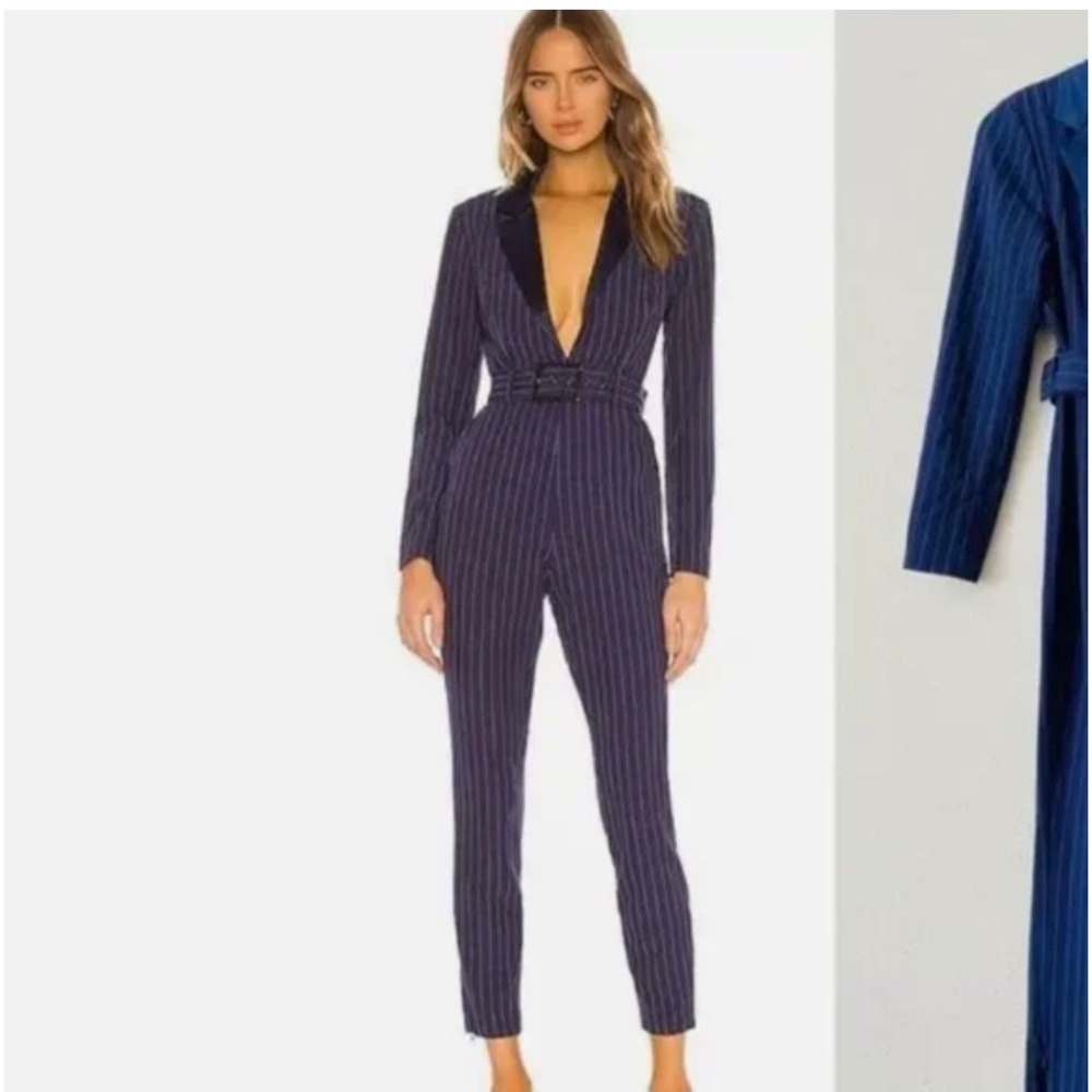 Weworewhat Pinstripes!!Go Yankees? Blazerjumpsuits never worn/still in packaging